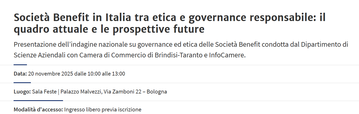 Società Benefit in Italia tra etica e governance responsabile: il quadro attuale e le prospettive future